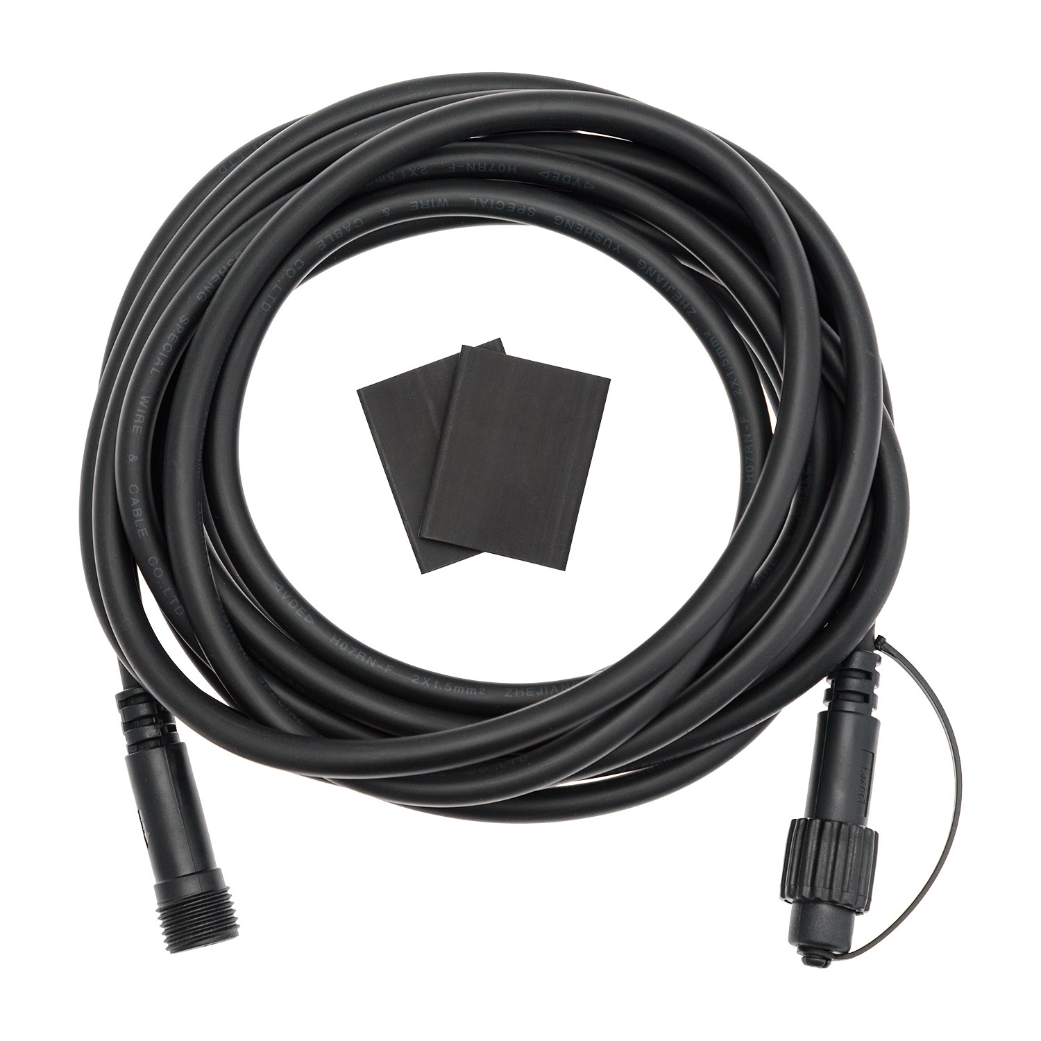 Fotografie Prodlužovací kabel pro LED vánoční osvětlení PROFI 2-pin, černá 5m