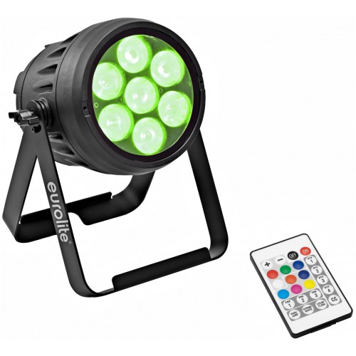 EUROLITE LED IP PAR 7x10W RGBL spot